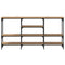 vidaXL Console Table Artisan oak 160 x 29 x 80 cm Engineered wood