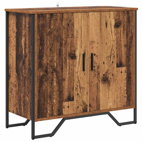 vidaXL Sideboard with Shelf with Storage with Door Brown Engineered wood