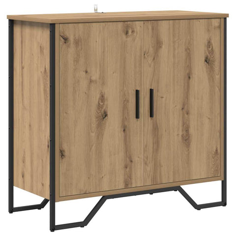 vidaXL Sideboard Artisan oak 78 x 35.5 x 74.5 cm Engineered wood