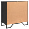 vidaXL Sideboard Black oak 78 x 35.5 x 74.5 cm Engineered wood