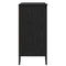 vidaXL Sideboard Black oak 78 x 35.5 x 74.5 cm Engineered wood