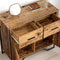 vidaXL Sideboard Old wood 79.5 x 35.5 x 74.5 cm Engineered wood