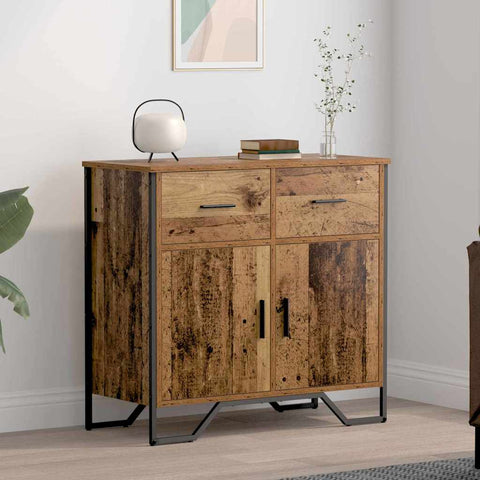 vidaXL Sideboard Old wood 79.5 x 35.5 x 74.5 cm Engineered wood