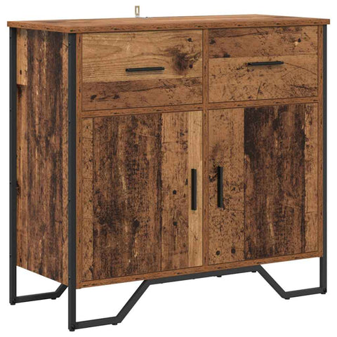 vidaXL Sideboard Old wood 79.5 x 35.5 x 74.5 cm Engineered wood