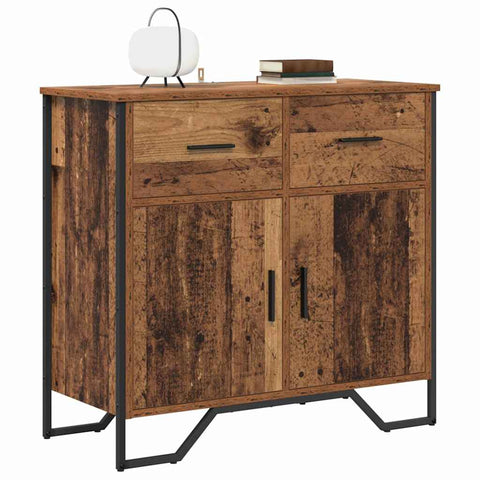 vidaXL Sideboard Old wood 79.5 x 35.5 x 74.5 cm Engineered wood