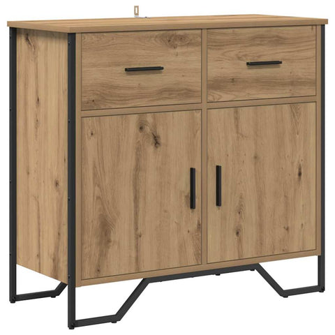 vidaXL Sideboard Artisan oak 79.5 x 35.5 x 74.5 cm Engineered wood