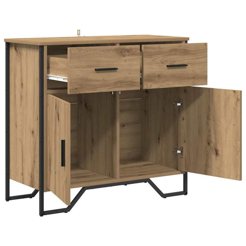 vidaXL Sideboard Artisan oak 79.5 x 35.5 x 74.5 cm Engineered wood