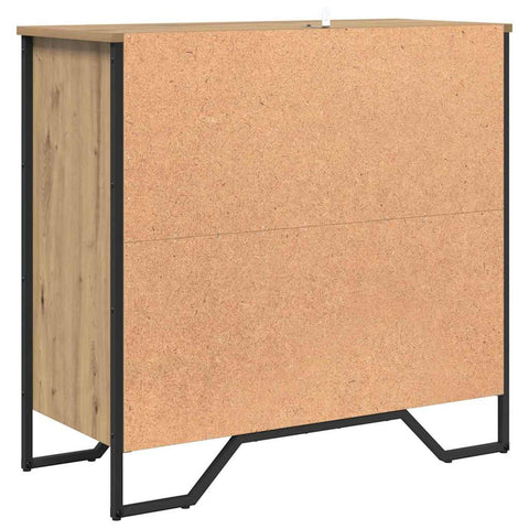vidaXL Sideboard Artisan oak 79.5 x 35.5 x 74.5 cm Engineered wood
