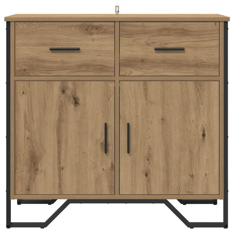 vidaXL Sideboard Artisan oak 79.5 x 35.5 x 74.5 cm Engineered wood