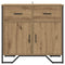 vidaXL Sideboard Artisan oak 79.5 x 35.5 x 74.5 cm Engineered wood