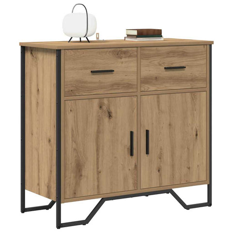 vidaXL Sideboard Artisan oak 79.5 x 35.5 x 74.5 cm Engineered wood