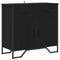 vidaXL Sideboard Black oak 79.5 x 35.5 x 74.5 cm Engineered wood