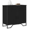 vidaXL Sideboard Black oak 79.5 x 35.5 x 74.5 cm Engineered wood