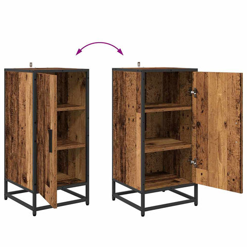 vidaXL Sideboard Old wood 35 x 35.5 x 76 cm Engineered wood