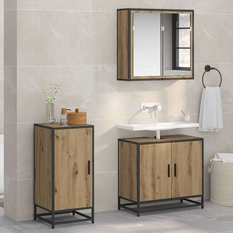 vidaXL Sideboard Artisan oak 35 x 35.5 x 76 cm Engineered wood