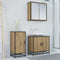 vidaXL Sideboard Artisan oak 35 x 35.5 x 76 cm Engineered wood
