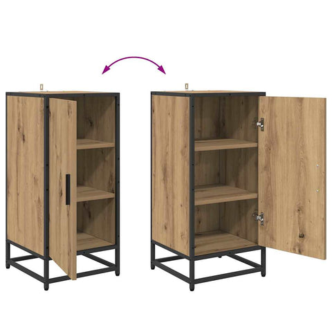 vidaXL Sideboard Artisan oak 35 x 35.5 x 76 cm Engineered wood