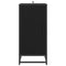 vidaXL Sideboard Black oak 35 x 35.5 x 76 cm Engineered wood