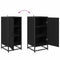 vidaXL Sideboard Black oak 35 x 35.5 x 76 cm Engineered wood