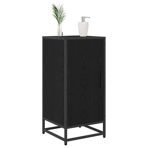 vidaXL Sideboard Black oak 35 x 35.5 x 76 cm Engineered wood