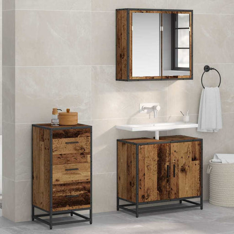 vidaXL Sideboard Old wood 35.5 x 35 x 76 cm Engineered wood