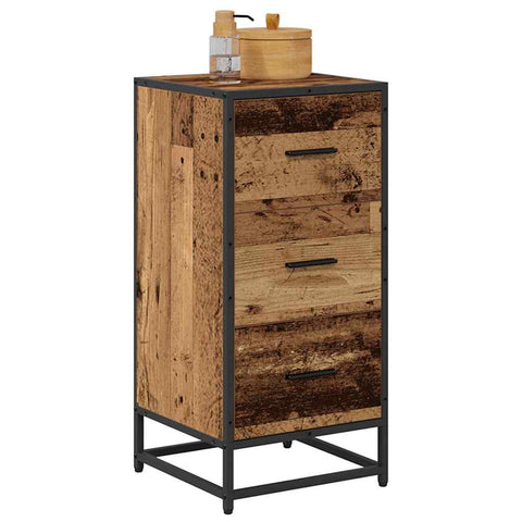 vidaXL Sideboard Old wood 35.5 x 35 x 76 cm Engineered wood