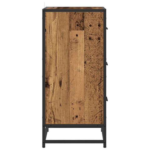 vidaXL Sideboard Old wood 35.5 x 35 x 76 cm Engineered wood