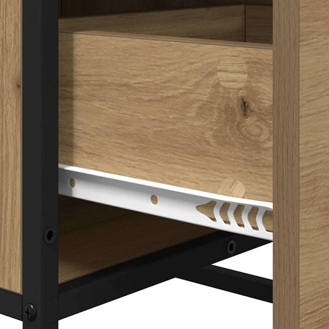 vidaXL Sideboard Artisan oak 35.5 x 35 x 76 cm Engineered wood
