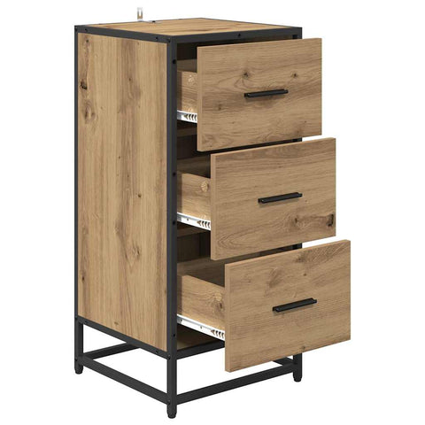 vidaXL Sideboard Artisan oak 35.5 x 35 x 76 cm Engineered wood