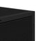 vidaXL Sideboard Black oak 35.5 x 35 x 76 cm Engineered wood