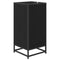 vidaXL Sideboard Black oak 35.5 x 35 x 76 cm Engineered wood