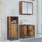 vidaXL Bathroom Cabinet Old wood 35 x 37.5 x 100 cm Engineered wood