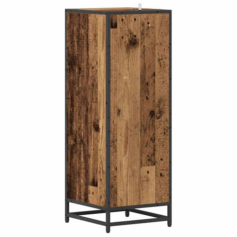 vidaXL Bathroom Cabinet Old wood 35 x 37.5 x 100 cm Engineered wood