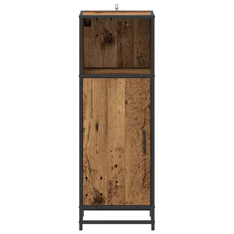 vidaXL Bathroom Cabinet Old wood 35 x 37.5 x 100 cm Engineered wood