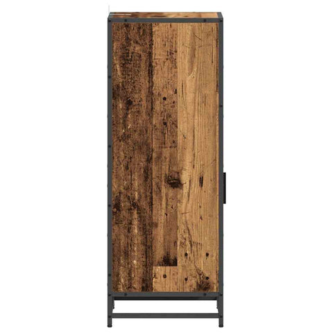 vidaXL Bathroom Cabinet Old wood 35 x 37.5 x 100 cm Engineered wood