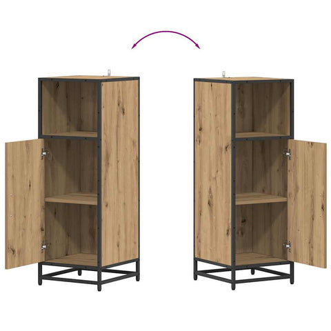 vidaXL Bathroom Cabinet Artisan oak 35 x 37.5 x 100 cm Engineered wood