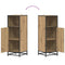 vidaXL Bathroom Cabinet Artisan oak 35 x 37.5 x 100 cm Engineered wood