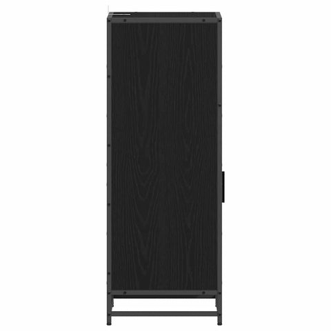vidaXL Bathroom Cabinet Black oak 35 x 37.5 x 100 cm Engineered wood