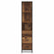 vidaXL Bathroom Cabinet with Drawer Old wood 35 x 37.5 x 166 cm