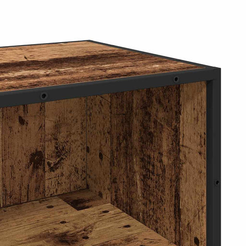 vidaXL Bathroom Cabinet Old wood 35 x 37.5 x 100 cm Engineered wood