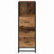 vidaXL Bathroom Cabinet Old wood 35 x 37.5 x 100 cm Engineered wood