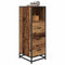 vidaXL Bathroom Cabinet Old wood 35 x 37.5 x 100 cm Engineered wood