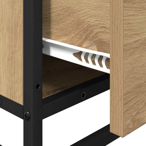 vidaXL Bathroom Cabinet Artisan oak 35 x 37.5 x 100 cm Engineered wood