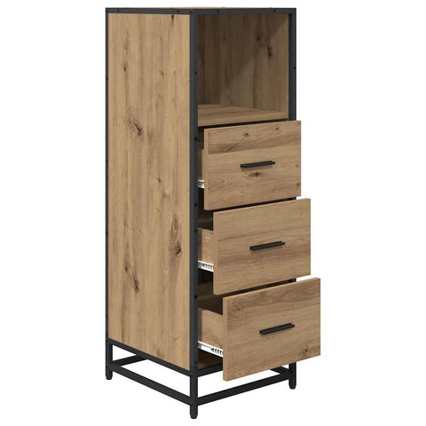 vidaXL Bathroom Cabinet Artisan oak 35 x 37.5 x 100 cm Engineered wood