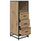 vidaXL Bathroom Cabinet Artisan oak 35 x 37.5 x 100 cm Engineered wood