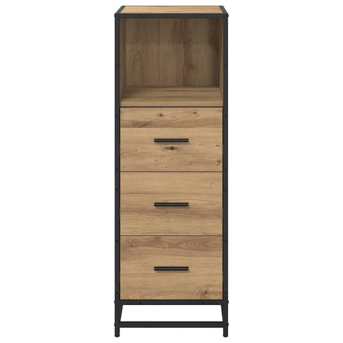 vidaXL Bathroom Cabinet Artisan oak 35 x 37.5 x 100 cm Engineered wood