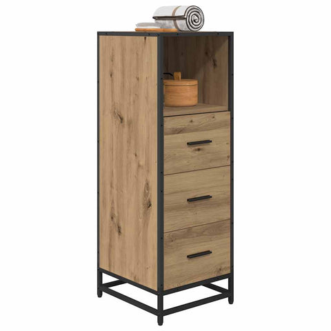 vidaXL Bathroom Cabinet Artisan oak 35 x 37.5 x 100 cm Engineered wood
