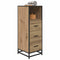 vidaXL Bathroom Cabinet Artisan oak 35 x 37.5 x 100 cm Engineered wood