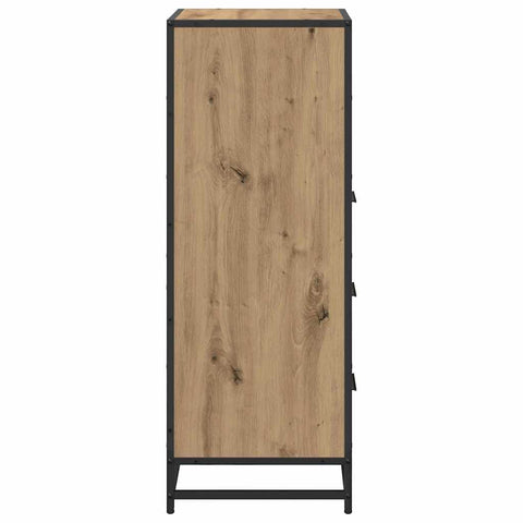vidaXL Bathroom Cabinet Artisan oak 35 x 37.5 x 100 cm Engineered wood