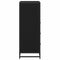 vidaXL Bathroom Cabinet Black oak 35 x 37.5 x 100 cm Engineered wood
